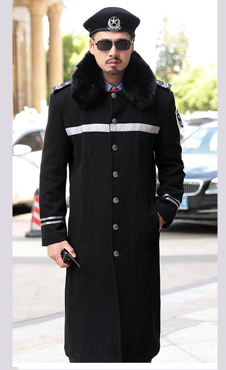 保安冬裝大衣 